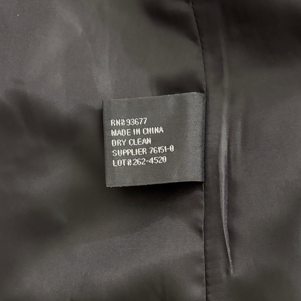 Worthington Elegant Black Trench Coat with Fur Collar - Picture 9 of 10